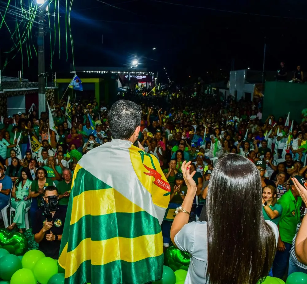 Eleições em Paraíso: Celso faz comício com forte apoio popular: “vamos continuar construindo políticas públicas”