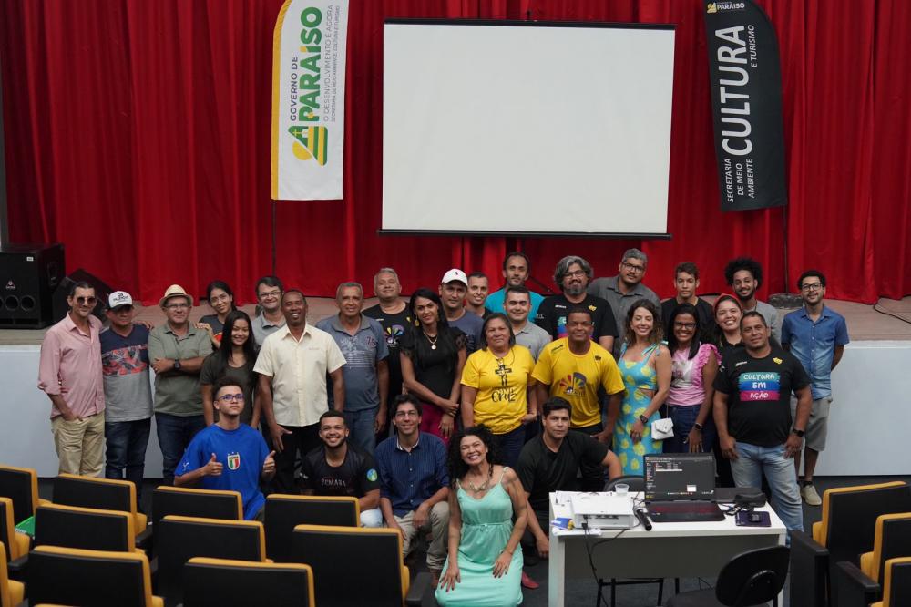 Prefeitura de Paraíso promove capacitação para produtores e artistas que pretendem financiar seus projetos com recursos da Lei Paulo Gustavo