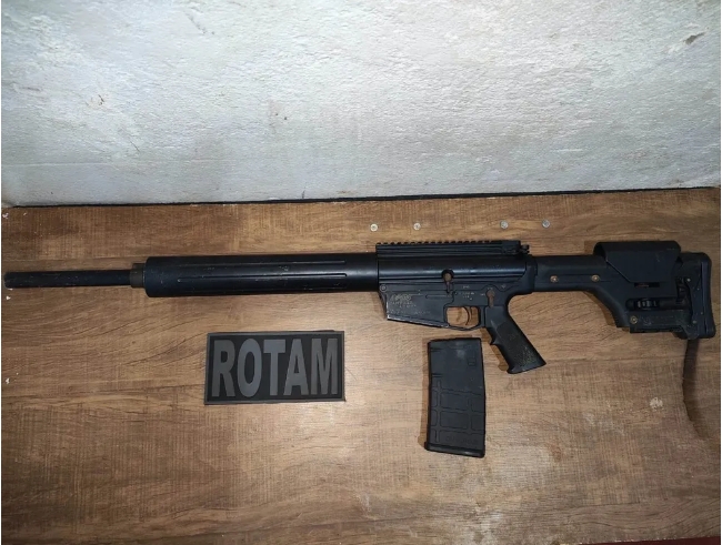 Integrante de bando que atacou Confresa (MT) e morreu em troca de tiros no TO estava com fuzil semiautomático