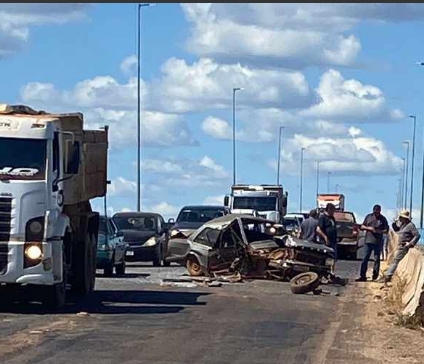 Acidente grave na ponte que liga Luzimangues a Palmas, Tocantins, causa interdição e deixa vítimas