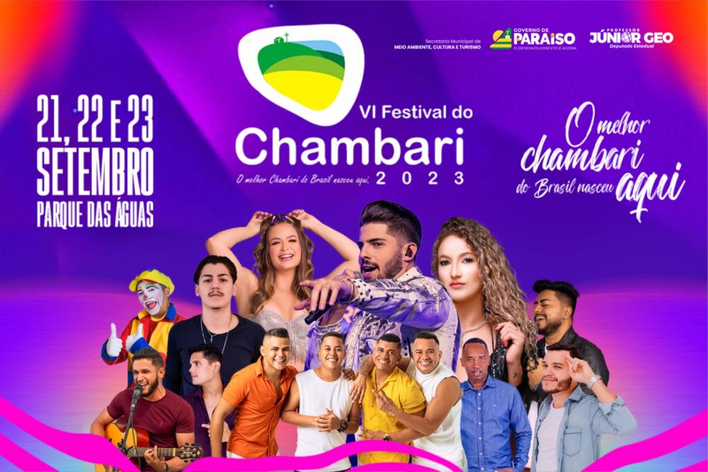VI Festival do Chambari começa hoje em Paraíso do Tocantins: Confira a programação e o cardápio 